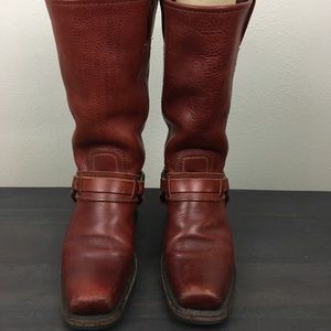 FRYE Boots size 6 Belted Harness Motorcycle Style